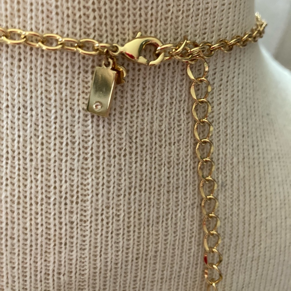 Kate Spade New York disco pansy bib flower statement necklace - Picture 11 of 12